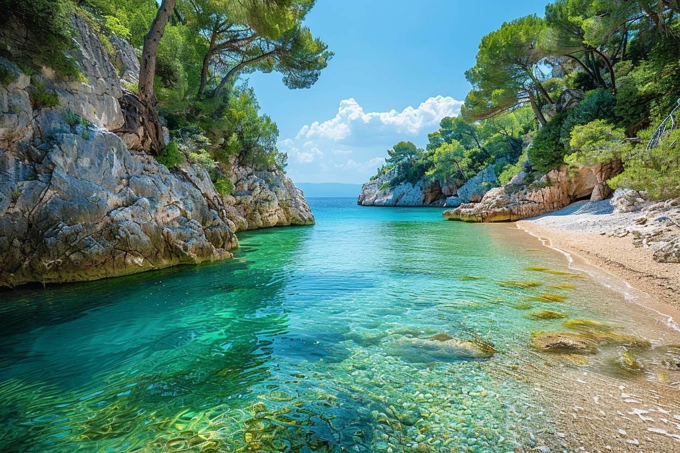 Où trouver des plages tranquilles sur la Côte d'Azur : spots secrets