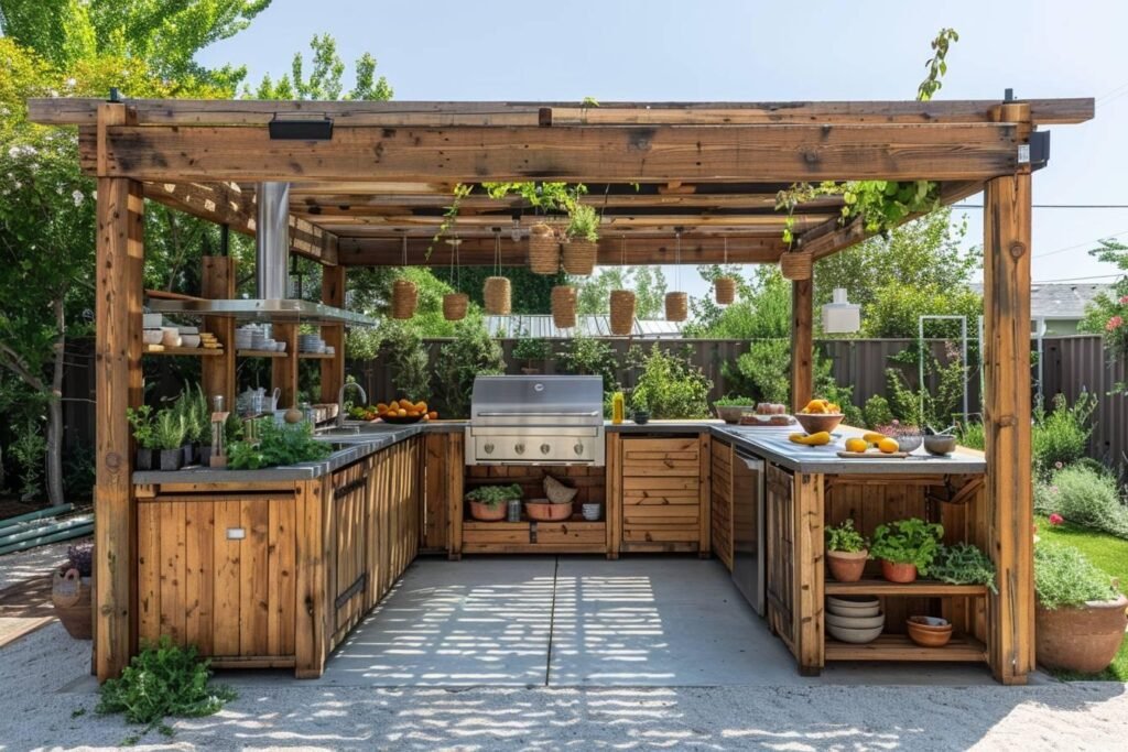 Container cuisine d'été : aménagement et idées pour l'extérieur