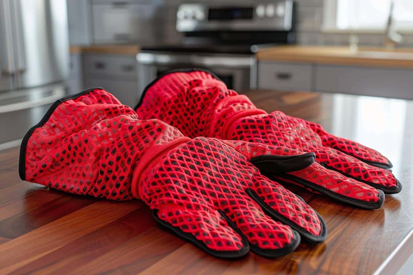 Gants de cuisine anti chaleur : protection efficace en cuisine