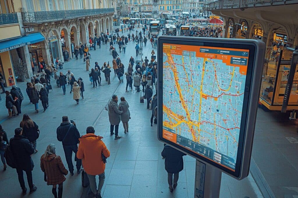 Quels sont les arrêts principaux du bus 607 Nice : plan et itinéraire